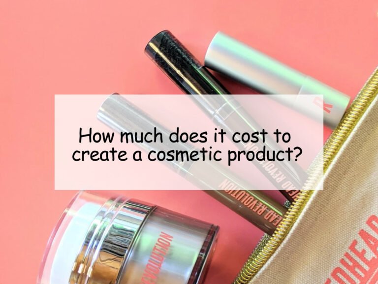 How much does it cost to create a cosmetic product?