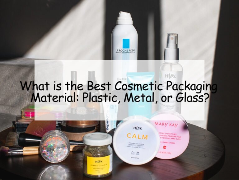 What is the Best Cosmetic Packaging Material: Plastic, Metal, or Glass?