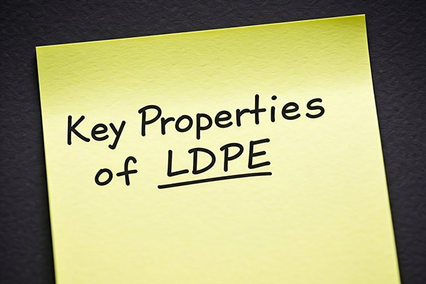 LDPE plastic properties, clear and flexible
