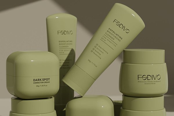 Best colors for skincare packaging, calming and fresh tones