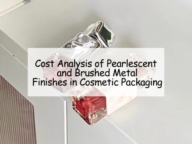Cost Analysis of Pearlescent and Brushed Metal Finishes in Cosmetic Packaging