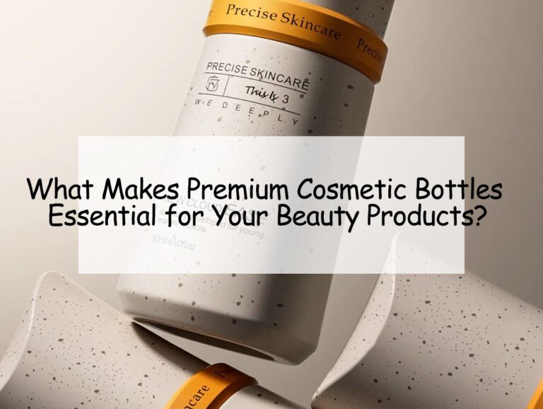 What Makes Premium Cosmetic Bottles Essential for Your Beauty Products?