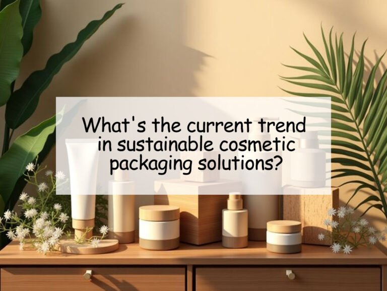 What's the current trend in sustainable cosmetic packaging solutions?